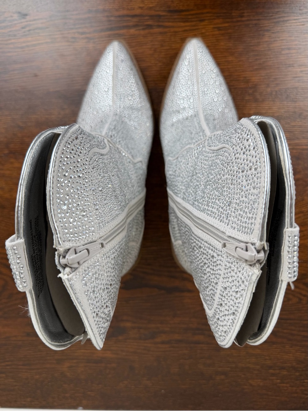 Universal Thread Jacey Rhinestone Western Ankle Boots - Picture 5 of 17